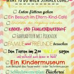 Mittwochs mag ich…Sommeraktivitäten [+Printable]