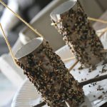 DIY – Eine Vogelfutter – Stelle für Vögel aus Klorollen