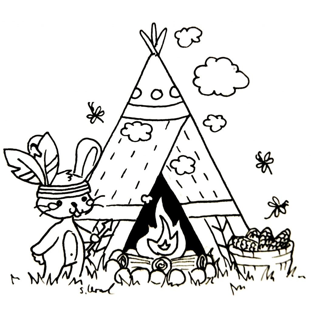 hast du schon einmal in einem tipi geschlafen