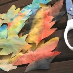 Herbstzauber mit Tusche und Kaffeefilter – Wir basteln für den Herbst