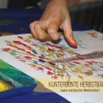 #Stempeln mit Kinder – Der farbenfrohe Herbstbaum für groß und klein