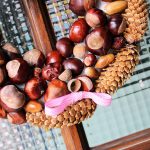 Ein herbstlicher Türkranz aus Herbstschätzen #DIY