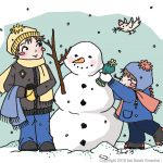 Jetzt noch Lust auf Schnee? #Ausmalbild