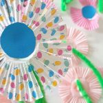 Basteln mit Kindern – Eine Blume aus Muffin – Förmchen
