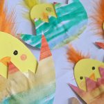 Creadienstag – Das Küken im Ei (Basteln mit Tusche und Papier)