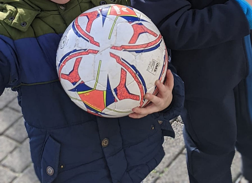 Kleine Fußballfans