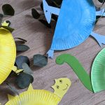Creadienstag – Dinosaurier aus Pappteller