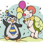 Wir machen uns die Tage bunt – Ein Ausmalbild für euch zum Fasching