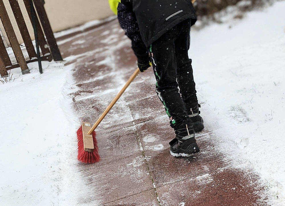 Schnee fegen