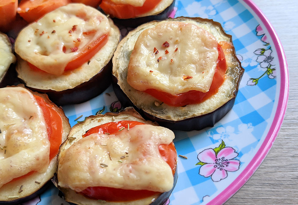 Heldenküche - Überbackene Aubergine als gesunder Snack