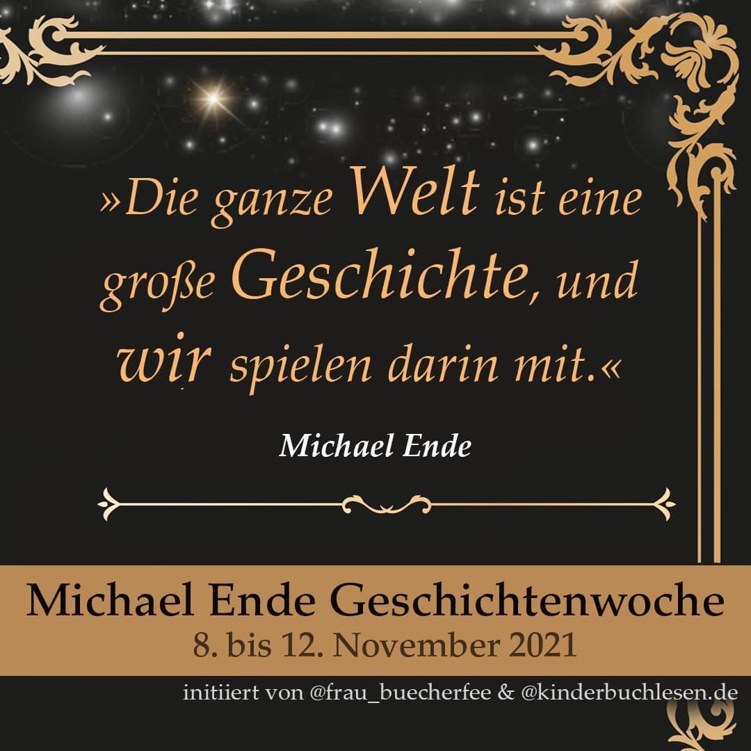 Rezension

Es ist Geschichtenwoche in der Blogsphäre. Wusstest ihr, dass der 12.11. der Geburtstag eines Autors ist, der sicherlich jeden von euch durch die Kindheit begleitet hat? Von wem spreche ich wohl? Wenn ich so Dinge wie "Das Nichts" oder "Zeitdiebe" sage, dann wisst ihr, wen ich meine, oder?

Wir haben Michael Ende Geschichtenwoche in der Blogsphäre und das Ganze wird initiiert durch Janet von Kinderbuchlesen.de und Henrike von Frau Bücherfee.

Zu diesem Anlass findet ihr wieder überall wirklich schöne Buchvorstellungen und Empfehlungen, teilweise auch wieder gepaart mit der einen oder anderen Verlosung. Mit dabei sind unter anderem:

@kinderbuchlesen.de 
@frau_buecherfee 
@mutterundsoehnchen 
@geschichtenwolkeblog 
@ueber_buch_t 
@kuestenkidsunterwegs 
@buecherglitzer_grundschulliebe 
@dreibuchhoch.de 
@familienbuecherei 
@kleinerleser 
@desireebuecherfee 
@lesenslust 
@blattwender 
@brigittes_kinderbuchblog 
@favolina_und_junior 
@grossekoepfe 

Auch wir sind heute ein Teil davon und stellen euch eine Geschichte auf dem Blog vor.

@thienemannesslinger_kinderbuch #lieblingsbücherfürsleben #michaelende #michaelendegeschichtenwoche #buch #bücherliebe #lesen #vorlesen #dieunendlichegeschichte #Empfehlung #rezension #Werbung #verlosung #gewinnspiel #buchblogger #kinderbuchblog